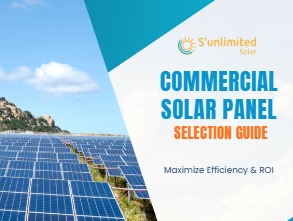 solar panel for commercial use
