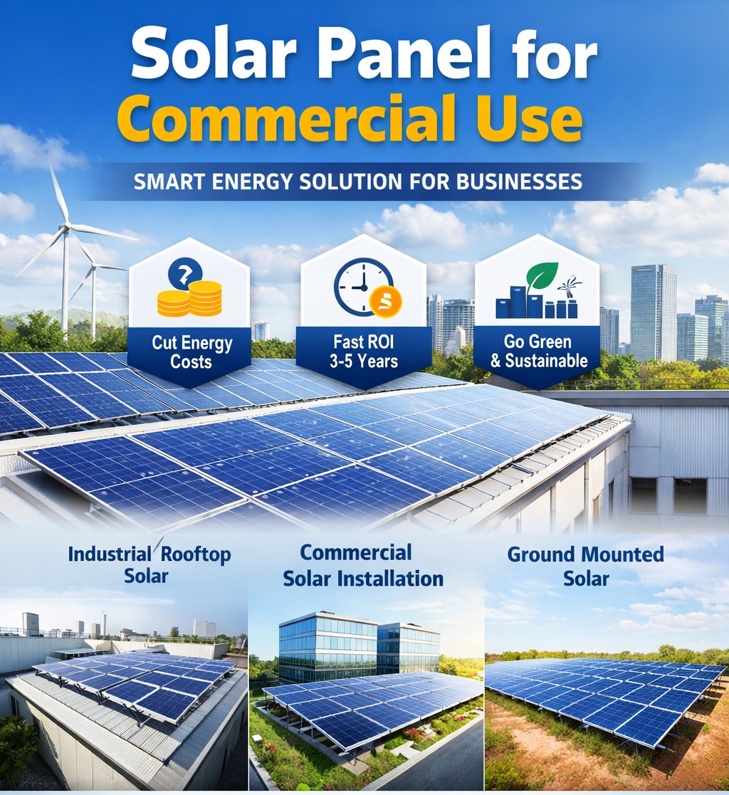 Solar Panel for Commercial Use